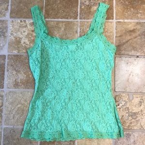 Light Green Hanky Panky Lace Camisole